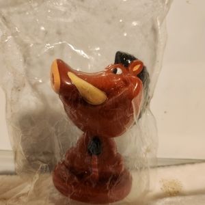 NIP Kelloggs PUMBAA from Lion King mini bobblehead.